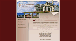 Desktop Screenshot of goetzmanderley.com